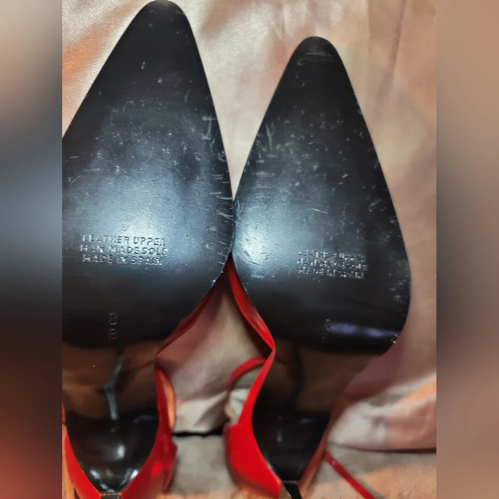 NEVER WORN Y2K VINTAGE WILD PAIR CINDY 18 60805 8800 ANKLE STRAP PUMPS CHROME - Picture 12 of 15